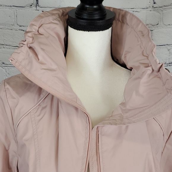 Cole Haan Packable Hooded Raincoat - Picture 2 of 11